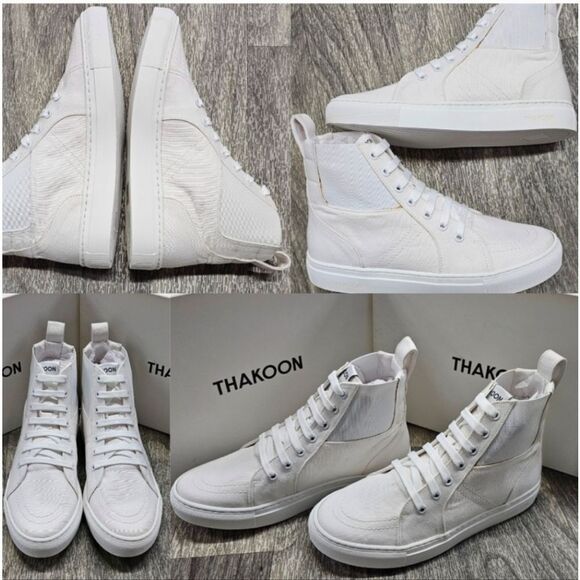 NIB Thakoon Pull On High Top Sneaker - White - Picture 7 of 11